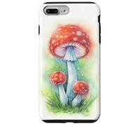 Amanita Muscaria Mushroom Illustration - Fly Agaric Art Case for iPhone 7 Plus/8 Plus