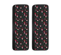 Amanita Mushroom k Refrigerator Door Handle Covers Set of 2, Non Slip Adjustable Fridge Handle Covers, Appliance Handle Covers for Dishwasher Oven Kitchen Decor
