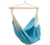 AMANKA Innovative XXL Swing Chair 185x130cm Hanging Seat made of cloth Blue