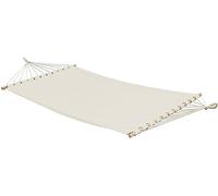 AMANKA XXL double Hammock with spreader-bars 200x120cm for two people Beige