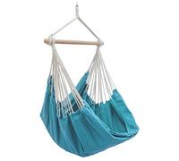 AMANKA XXL Swing Chair 185x130 it rotates 360° Hanging Seat made of cloth Blue