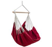 AMANKA XXL Swing Chair 185x130 it rotates 360° Hanging Seat made of cloth Claret