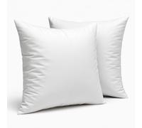 AMANSTYLE LTD Bounce Back Cushion Inners Pack of 2 - 30 x 30 cm (12" x 12") Premium Hollowfibre Inserts for Sofa, Bed, Chair & Decorative Scatter Pillows - Extra Soft, Supportive & UK Made