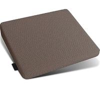 AMANSTYLE Memory Foam Wedge Pillow - Lumbar Support Cushion for Office Chair, Car & Bed Ergonomic Back Support Pillow for Adults - Posture Corrector Seat Cushion for Back Pain Relief (Chocolate Brown)