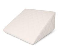 AMANSTYLE Orthopaedic Bed Wedge Pillow - Foam Incline Support Cushion for Acid Reflux, Snoring, Back & Neck Pain - Washable Cover - Use for Sleeping, Reading, Leg Elevation, Post Surgery - 20"x16"x10"