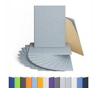 Amantech 12 Pack Acoustic Panels Self Adhesive Sound Proof Foam, High Density Sound Acoustic Panel, 16X12X0.4 Inch Rectangle Panels in Home, Office, Reccording Room, Studio,and more(Premium Grey)