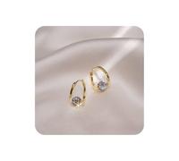Amaon 2025 Hoop Ear Pendant Earrings Charms for Women Hypoallergenic Cubic Zircon Cute Flower Stud Earrings Jewelry Gifts for Christmas for Daughter Grandma Girlfriend A-D