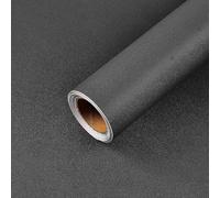 Amaowdc Self Adhesive Wallpaper Grey Peel and Stick Wallpaper Vinyl Wrap for Furniture Dark Grey Sticky Back Plastic Matte Waterproof Removable Paper for Living Room Bedroom Wall 44.5cmx10m