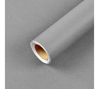Amaowdc Self Adhesive Wallpaper Grey Peel and Stick Wallpaper Vinyl Wrap for Furniture Sticky Back Plastic Matte Waterproof Removable Paper for Living Room Bedroom Wall 44.5cmx10m