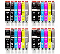 Amaprint 24 XL cartridges compatible with Canon PGI 550 CLI 551 for IP8700 IP8750 MG6300 MG6350 MG7100 MG7150 MG7500 MG7550