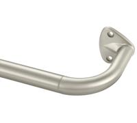Amara 1 Inch Splicing Rods 28-150", Brushed Nickel Adjustable Blackout Curtain Rod