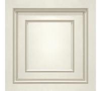 Amara Panel Vinyl Textured Wallpaper Belgravia Cream One Size