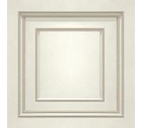 Amara Panel Vinyl Wallpaper Cream/Soft Gold Belgravia 7389