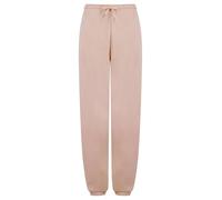 AMARA REYA Women's 'Bebo' High Waisted Brushback Fleece Cuffed Joggers Pink