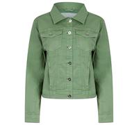 AMARA REYA Women's 'Feather' Stretch Cotton Lightweight Casual Denim Summer Jacket
