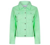 AMARA REYA Women's 'Feather' Stretch Cotton Lightweight Casual Denim Summer Jacket