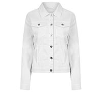 AMARA REYA Women's 'Feather' Stretch Cotton Lightweight Casual Denim Summer Jacket