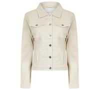 AMARA REYA Women's 'Feather' Stretch Cotton Lightweight Casual Denim Summer Jacket