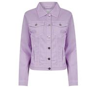 AMARA REYA Women's 'Feather' Stretch Cotton Lightweight Casual Denim Summer Jacket