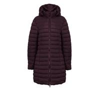 AMARA REYA Women's 'Olivia' Longline Quilted Puffer Coat with Detachable Hood