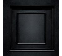 Amara Wood Panel Vinyl Textured Wallpaper Belgravia Black One Size