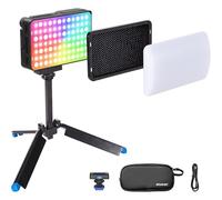 Amaran Ace 25c Kit, Pocket RGBWW LED Light, Boost Mode Up to 32W, Full-Color Mini Video Light (2,300-10,000K), 1,171 Lux@1m at 5,600K, 4500mAh Battery with PD Charging for Mobile Creators (Charcoal)