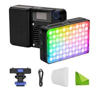 Amaran Ace 25c Pocket On-Camera RGBWW LED Video Light, 25W & 32W Boost Mode, Full-Color CCT 2300-10000K, 1171 Lux@1m(5600K), 4500mAh Rechargeable Battery with PD Fast Charging Creators (Charcoal)