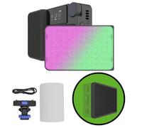 Amaran Ace 25c Pocket RGBWW LED Video Light(With Control Grid), 25W/32W Boost Mode, 2300-10000K Full Color, 5908 Lux@0.5m, 12 Light Effects, Magnetic Base, APP Control(Charcoal)