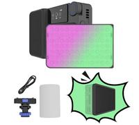 Amaran Ace 25c RGB LED Video Light with Grid, 32W, 2300K-10000K (Charcoal) | Compact full-color light with 4500mAh battery, USB-C PD/QC charging, app control, magnetic mounting and included grid