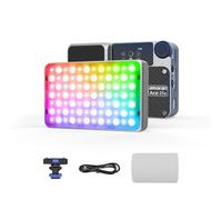 Amaran Ace 25c RGBWW Full Color LED Light, 32W On-Camera Video Light, 2300K-10000K, 5908 Lux @ 0.5m, USB-C Fast Charging, Magnetic Mount, 12 Lighting Effects, Wireless amaran App Control - Sliver