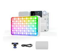 Amaran Ace 25c RGBWW Full Color LED Light, 32W On-Camera Video Light, 2300K-10000K, 5908 Lux @ 0.5m, USB-C Fast Charging, Magnetic Mount, 12 Lighting Effects, Wireless amaran App Control - White