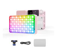 Amaran Ace 25c RGBWW Full Color LED Light, 32W On-Camera Video Light, 2300K-10000K, 5908 Lux @ 0.5m, USB-C Fast Charging, Magnetic Mount, 12 Lighting Effects, Wireless amaran App Control - Pink