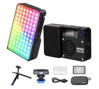 Amaran Ace 25c RGBWW LED Video Light Kit CCT 2300K-10000K CRI 95+ TLCI 95+ Supports APP Control with Magnetic Mount Light Control Grid & Mini Tripod (Charcoal)
