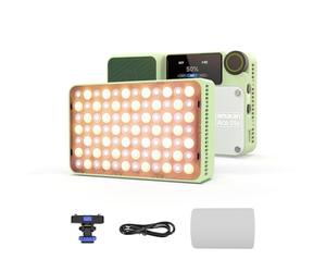 Amaran Ace 25x Bi-Color LED Light, 32W On-Camera Video Light, 2700K-6500K, 6320 Lux @ 0.5m, USB-C Fast Charging, Magnetic Mount, 9 Lighting Effects, Wireless amaran App Control - Green
