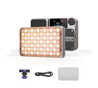 Amaran Ace 25x Bi-Color LED Video Light, 32W, 2700K-6500K, Silver | 6320 Lux at 0.5m, 9 effects, magnetic mounting and USB-C charging for flexible lighting setups.