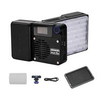 Amaran Ace 25x Pocket Bi-Color On-Camera Mini Video Light(With Control Grid), CCT 2700K - 6500K, App Control,Support Magnetic Attraction, Ideal for Vlog/Video (Charcoal)