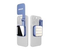 Amaran GO Magnetic Phone Light with Mirror Selfie Lights CCT 2700K-6500K 10 Color Modes, App Control, Pocket-Sized for TikTok, YouTube, Vlogging, Live Streaming (Blue)