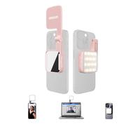 Amaran Go Magnetic Selfie Phone Light Dual LED Light Source with Adjustable Mirror Light CCT 2700K-6500K (Pink)