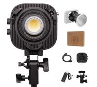 Amaran Halo 100x 100W Bi-Color COB Monolight with Mini Reflector- 4,890 Lux, CCT 2,700K -6,500K,CRI 96+, 28dBA Quiet,Dual AC/USB-C Power,App Control, Bowens Mount Continuous Light for Photography