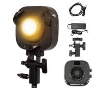 Amaran Halo 100x Bi-color LED Video Light 100W Bowens Mount Compact COB Light 4890lux @1m with App Control NFC DMX