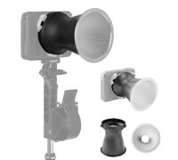 amaran Mini Reflector for amaran Ray 60c/120c Halo 60x/100x, 14.5cm Compact Bowens Mount Parabolic Reflector, 25° Beam Angle, 5X Output Boost, Tool-Less Attachment, Professional Lighting Accessory