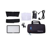 amaran Pano 60c Compact 60W Output RGBWW Full Color Panel Light All-in-One Creator Kit with 12 Lighting Effects (Charcoal)