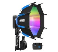 Amaran Ray 120c 120W RGB Video Light Softbox Included Bowens Mount Ultra-Compact Full-Color COB Light Support APP Control (120, Watts)