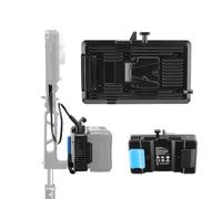 Amaran V-Mount Plate for amaran Ace Lock to Baby Pin Adapter Grip | For Amaran Ray 60c/120c,Halo 60x/100x,Pano 60c/120c