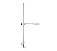 amaran Verge Desk Clamp Stand - Fully Adjustable 360° Swing Arm Desk Mount with 1m Vertical Height Adjustment, Pan & Tilt Control, and Cable Management for Verge & Verge Max Lights - Silver