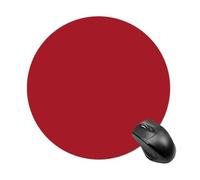 Amaranth Red Round Mouse Pad 7.8 Inch, Portable Gaming Mouse Mat with Non-Slip Rubber Base & Smooth Surface, Waterproof Mousepad for PC, Laptop, Computer, Office, Home
