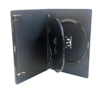 Amaray 3 Way Black DVD Case x 25 pcs - 14mm Spine - Vision Media®
