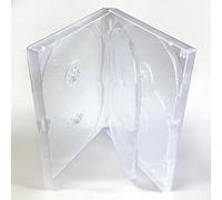 Amaray DVD Case - 6 Way Multibox (2 pcs) in clear to hold 6 discs