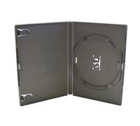 AMARAY DVD Cases black for 1 Disc 14mm spine - 100 pack