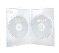 Amaray DVD Double Cases, 15 mm, Machine-pack-quality, Transparent, 50-pack
